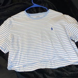 polo cropped tshirt